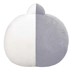 Line Friends BT21 Peluche Modèle Visage de VAN 32cm Ultra-Doux en Polyester Blanc / Gris