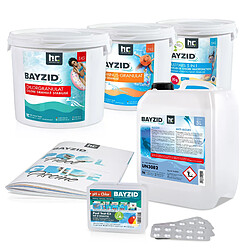 Hoefer Chemie BAYZID® Kit Saison Piscine - Entretien Complet pour un Été Radieux