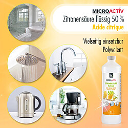 Hoefer Chemie Acide Citrique Liquide 50% Microactiv® - Détartrant Efficace en Bidon de 5L pas cher