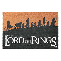 Inny Paillasson Décoratif avec Motif Le Seigneur des Anneaux 40x60cm Antidérapant Noir / Marron