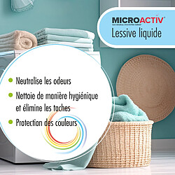 Hoefer Chemie Lessive Liquide Microactiv® Écologique 10L pour Blanc et Couleurs pas cher