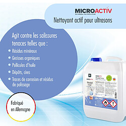 Acheter Hoefer Chemie Détergent Ultrason Microactiv® en Bidon de 5L x 2 - Nettoyage Efficace et Pratique