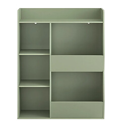 SoBuy Bibliothèque Enfant 5 Compartiments de Rangement Verte