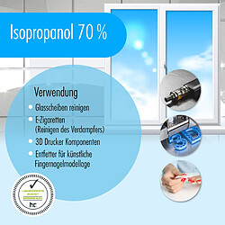 Hoefer Chemie Alcool Isopropylique 70% Höfer Chemie® - Bouteille de 1 L pour Nettoyage Polyvalent pas cher