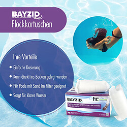 Hoefer Chemie Cartouches de floculant pré-dosées BAYZID® 1 KG (8x 125g)x4 pour piscine pas cher