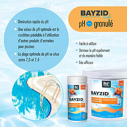Acheter Hoefer Chemie Granulés Bayzid® pH Moins en Bidon de 7 KG pour Piscines et Spas