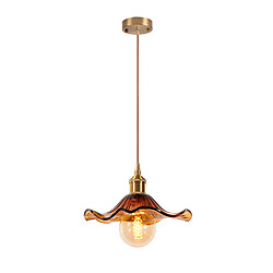 STOEX Plafonnier D'Intérieur Vintage Suspension En Verre Lustre Rétro Moderne Ambre
