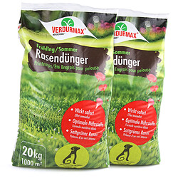 Hoefer Chemie Engrais Minéral VERDURMAX® Printemps / Été pour Gazon - Croissance Optimale