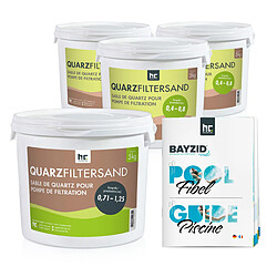 Hoefer Chemie BAYZID® Kit de Sable Filtrant pour Petites Piscines - Filtration Efficace et Eau Cristalline