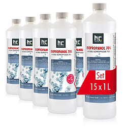Hoefer Chemie Alcool Isopropylique 70% Höfer Chemie® - Nettoyant Polyvalent en Bouteille de 1 L