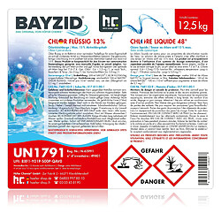 Acheter Hoefer chemie Chlore liquide piscine Bayzid - 10 L