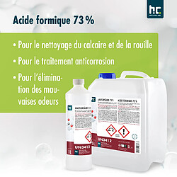 Acheter Hoefer Chemie Acide Formique 73% Höfer Chemie® - Bouteille de 1L, Qualité Technique