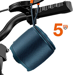 LinQ Mini Enceinte sans Fil Bluetooth 5W Étanche IPX6 avec Éclairage LED Bleu pas cher