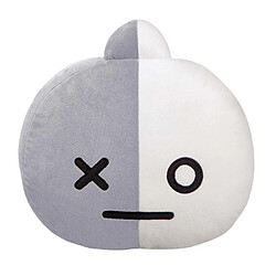 Line Friends BT21 Peluche Modèle Visage de VAN 32cm Ultra-Doux en Polyester Blanc / Gris