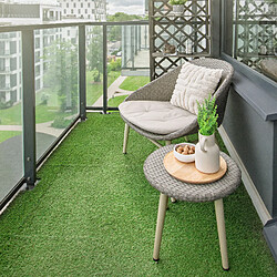 Avis ML-Design Dalles Gazon Synthétique, 30x30 cm/55 pièces=5m², Clipsables avec Drainage, Pelouse Artificielle Revêtement de Sol à Cliquer