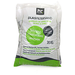 Avis Hoefer Chemie Granulés de verre fin spécial pour filtres à sable - 20 kg, granulométrie 0,7 à 1,3 mm