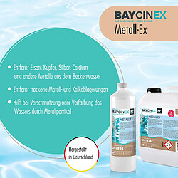 Avis Hoefer Chemie BAYCINEX® Metall-Ex - Séquestrant Métaux pour Piscine en Bidon de 5L