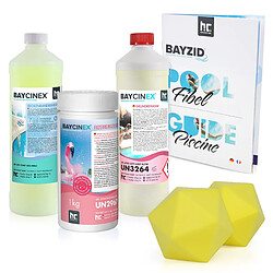 Hoefer Chemie Kit de Nettoyage Complet pour Piscine BAYCINEX® - Eau Cristalline