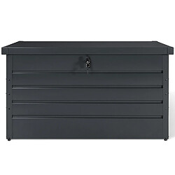 Avis Idmarket Coffre rgt métal 870L gris ant