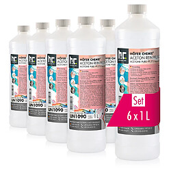 Hoefer Chemie Acétone Pure 99,5% Höfer Chemie® - Flacon de 1 L pour Divers Usages