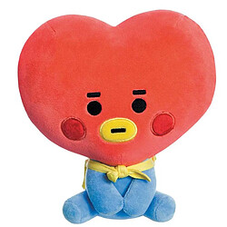 Line Friends BT21 Peluche Mascotte Tata Baby en Polyester Ultra Douce BT21 Bleu / Rouge