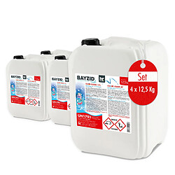 Hoefer Chemie Chlore Liquide 48° Bayzid® - Bidon de 12,5 KG pour Piscines - Désinfection Efficace pas cher