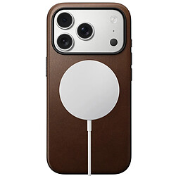 Avis Nomad Coque pour iPhone 17 Pro MagSafe en Cuir Premium Antichocs Marron