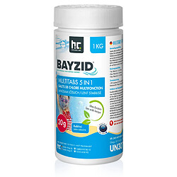 Avis Hoefer Chemie Pastilles de Chlore Multifonction 20g BAYZID® - Système de Chloration 5 en 1 en Boîtes de 1 KG (12 unités)