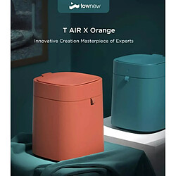 Poubelle intelligente Townew T Air X Orange 13.5L