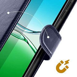 Avis Avizar Étui Portefeuille pour Oppo A5x avec Dragonne et Fonction Support Vidéo Bleu nuit