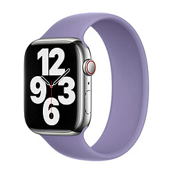 Bracelet Boucle unique en Silicone pour Apple Watch | 44/45/46/49 mm - Taille 8 - English Lavender