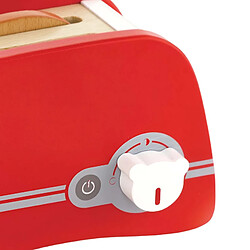 Avis Viga Toys Grille-pain en Bois avec Bouton Rotatif Ludique Rouge