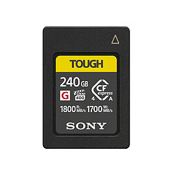 SONY Carte Cfexpress Type A : 240 Go R1800 / W1700