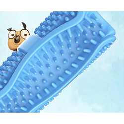 Avis Generic Home Bâton de brosse à dents en caoutchouc naturel pour chien, résistant aux morsures, soins bucco-dentaires - rose