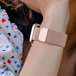 Avis Devia Bracelet pour Apple Watch 42 / 45 / 49mm Élégant en Maille Milanaise Rose