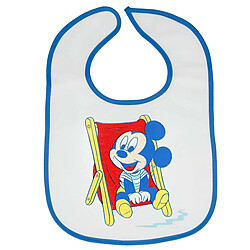 Mickey Minnie Mickey Mouse Pack de 2 Bavoirs pour Bébé avec Fermeture à scratch au Décor Mickey