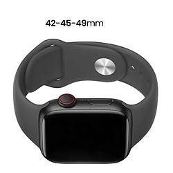 Acheter Devia Bracelet Sport pour Apple Watch 42 / 45 / 49mm en Silicone Souple Noir