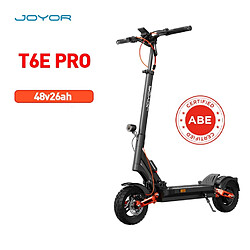 Trottinette Électrique JOYOR T6E PRO Certification ABE - 500W 48V26AH - Noir
