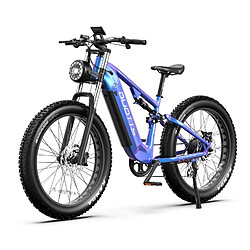 Duotts E26 Vélo électrique - 750W 48V20AH 26*4.0 - Bleu Violet