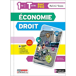 Economie, droit 1re, terminale bac pro : livre + licence élève