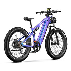 Duotts E26 Vélo électrique - 750W 48V20AH 26*4.0 - Bleu Violet pas cher