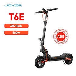 Patinette Électrique JOYOR T6E Certification ABE - 500W 48V18AH - Noir