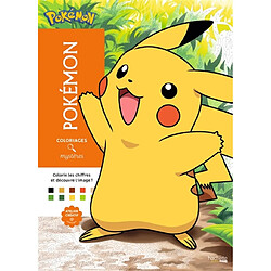 Coloriages mystères : Pokémon : Colorie les chiffres et découvre l'image