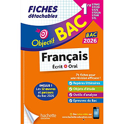 Français écrit + oral 1re STMG, STI2D, ST2S, STD2A, STHR, STL : bac 2026