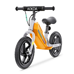 AOKDA AO-K8 Vélo d’équilibre enfant électrique - 180W 21.6V5.2Ah 12" - Orange