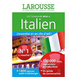 Italien dictionnaire mini + : français-italien, italien-français. Italiano mini dizionario + : francese-italiano, italiano-francese