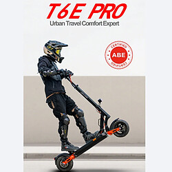 Trottinette Électrique JOYOR T6E PRO Certification ABE - 500W 48V26AH - Noir pas cher