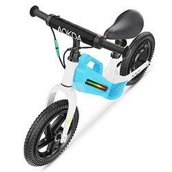 AOKDA AO-K8 Vélo d’équilibre enfant électrique - 180W 21.6V5.2AH 12" - Bleu