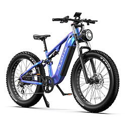 Duotts E26 Vélo électrique - 750W 48V20AH 26*4.0 - Bleu Violet