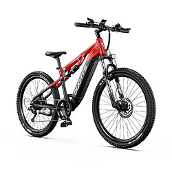 Vélo Électrique Duotts E29 - 250W 48V13.5AH - Noir Rouge